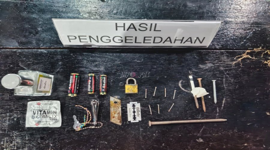 Gelar Razia Malam, Warga Binaan Lapas Wahai Bersih dari Narkoba