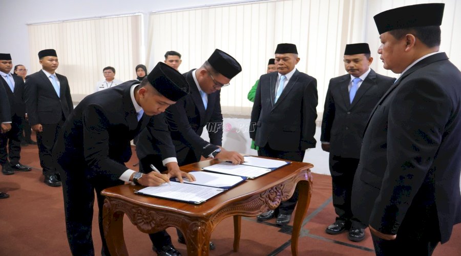 Kakanwil Ditjenpas Kalsel Pimpin Pelantikan Pejabat Nonmanajerial PKP dan PK