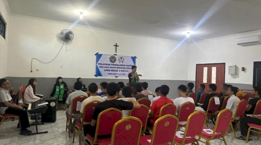 LPKA Medan Fasilitasi Pembinaan Rohani Anak Binaan bersama GPIB Medan Barat