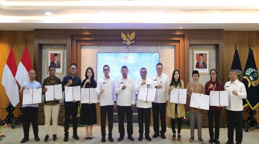 Tingkatkan Kualitas Layanan Publik, Dirjenpas Tanda Tangani PKS dengan Delapan Mitra Kerja Strategis
