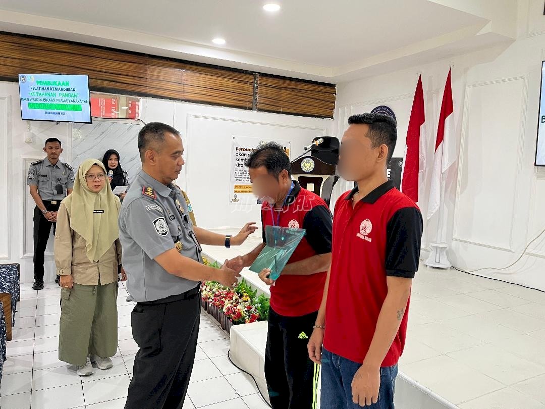 40 Warga Binaan Lapas Muara Bulian Ikuti Pelatihan Peternakan dan Ketahanan Pangan
