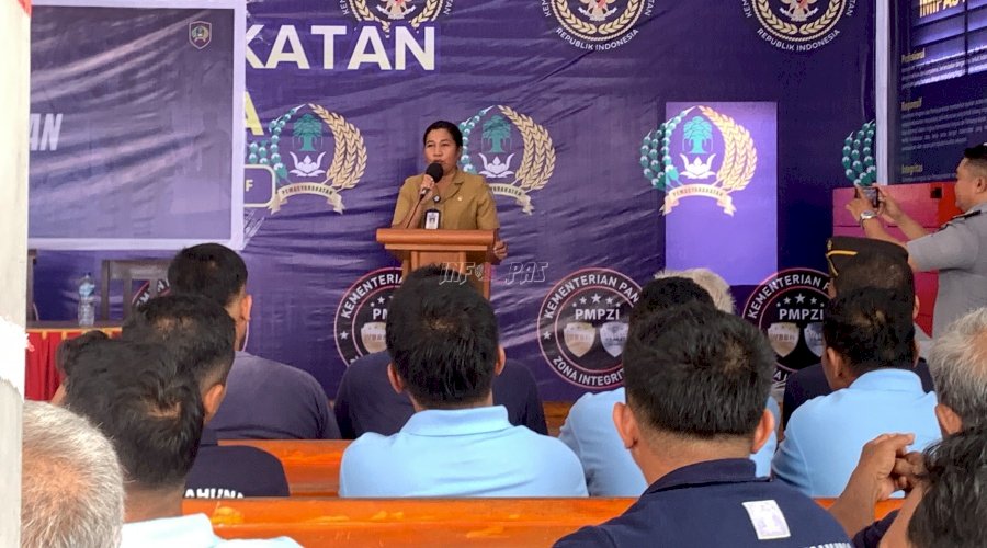 80 Warga Binaan Lapas Tahuna Dapat Bekal Pelatihan Kemandirian Hortikultura
