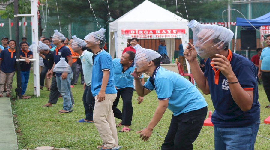 Unik dan Penuh Keseruan Warnai Lomba Tradisional di Lapas Cibinong