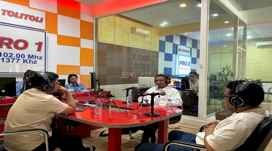 Jadi Narasumber RRI Tolitoli, Kalapas Tolitoli Paparkan Program Unggulan Warga Binaan