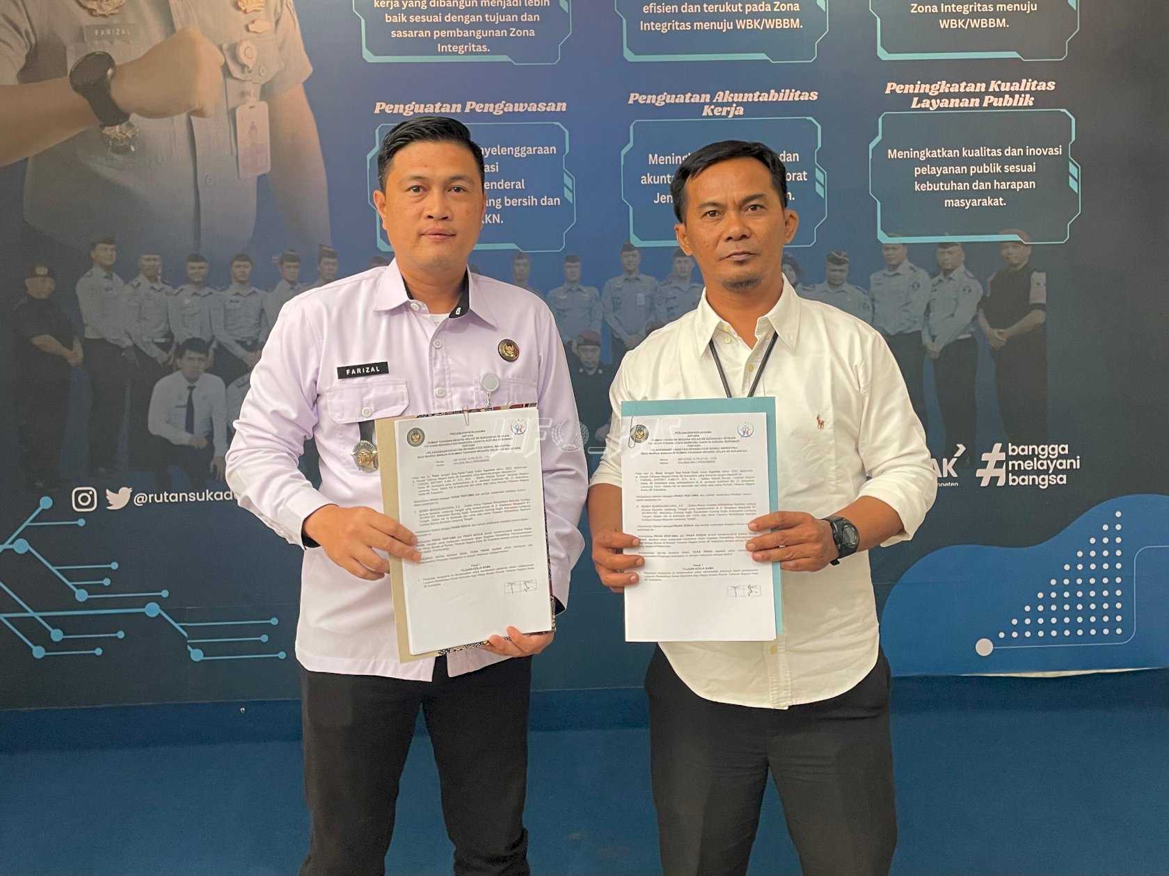 Perkuat Rehabilitasi Narkoba, Rutan Sukadana Gandeng Yayasan Cahaya Azzura