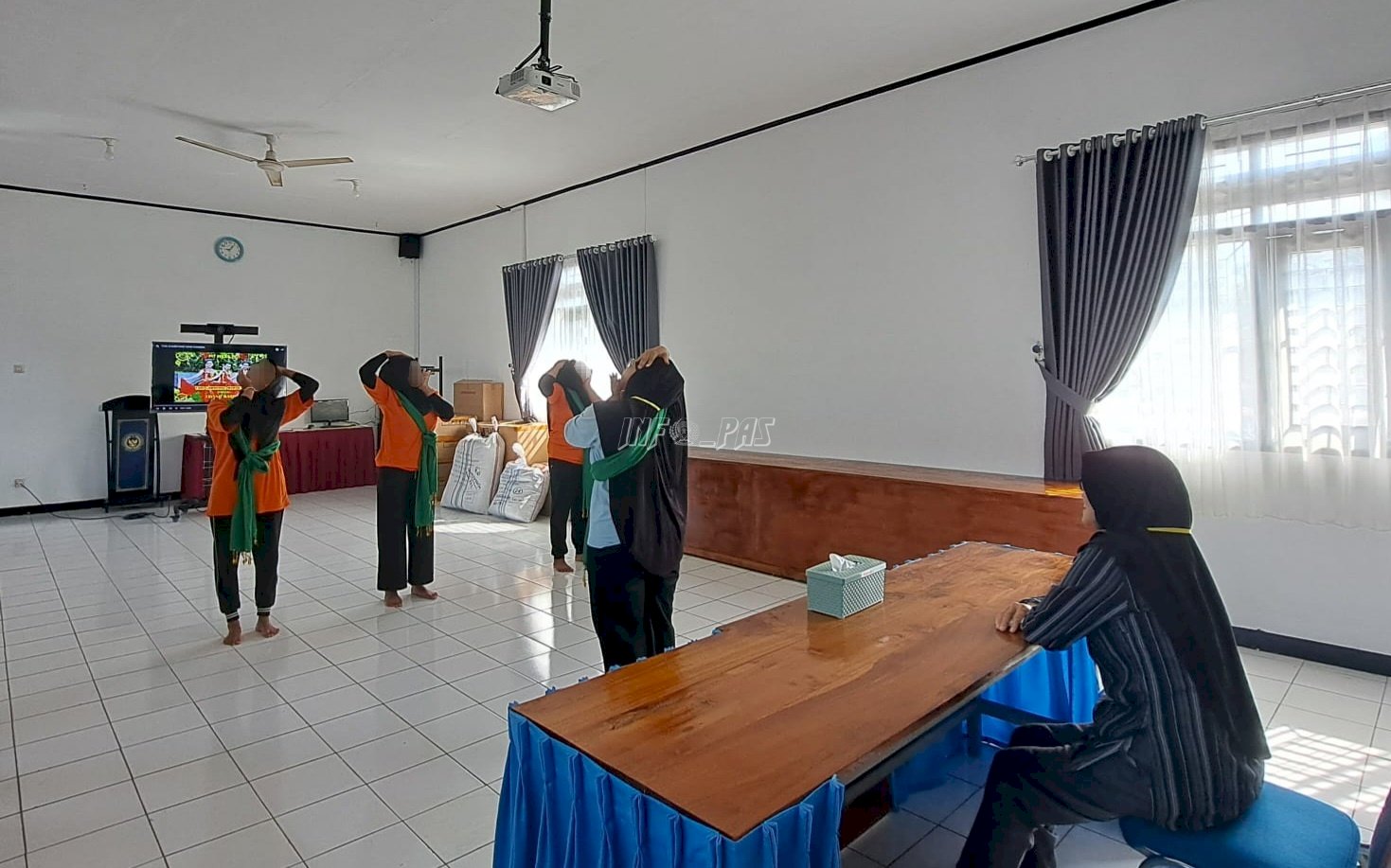 Kembangkan Kreativitas Warga Binaan, Lapas Batang Gelar Latihan Tari