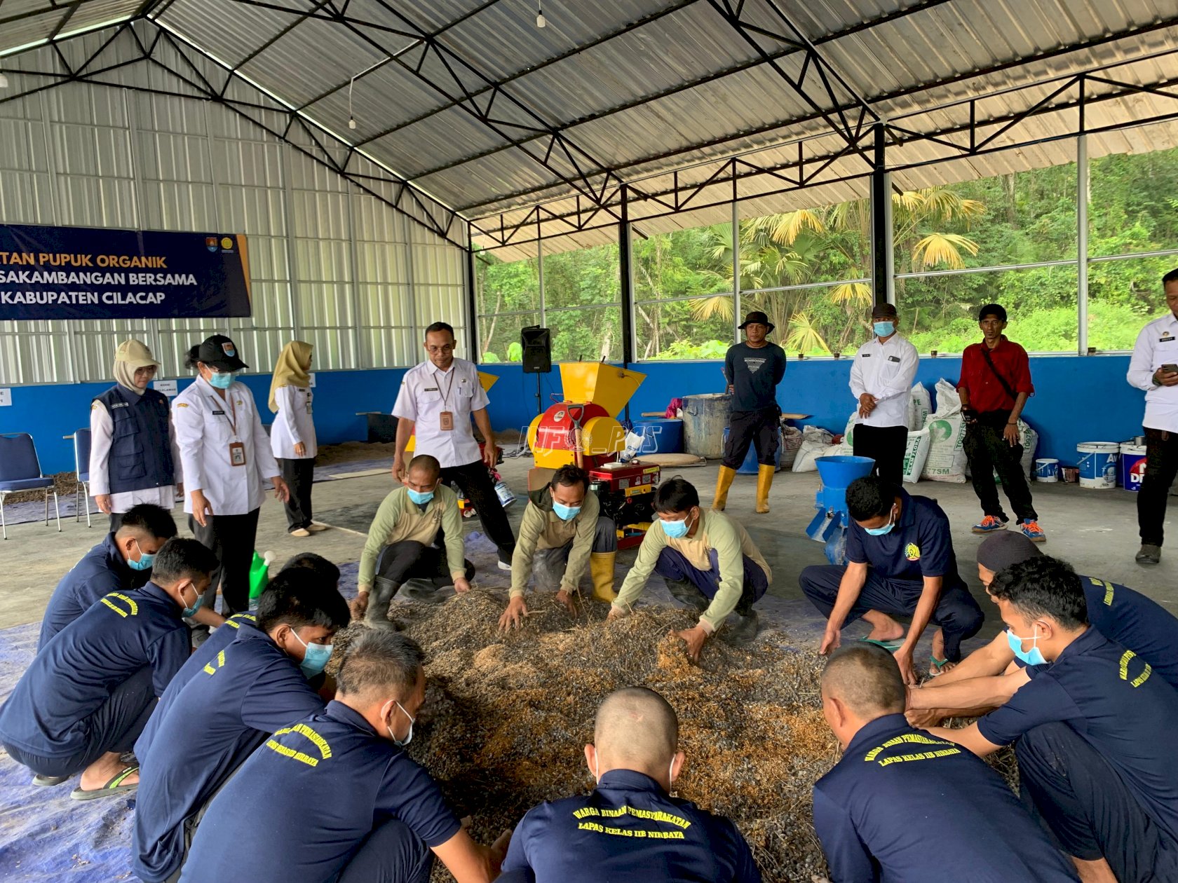 Dukung Kemandirian, Warga Binaan Lapas Nirbaya Ikuti Pelatihan Pembuatan Pupuk Organik