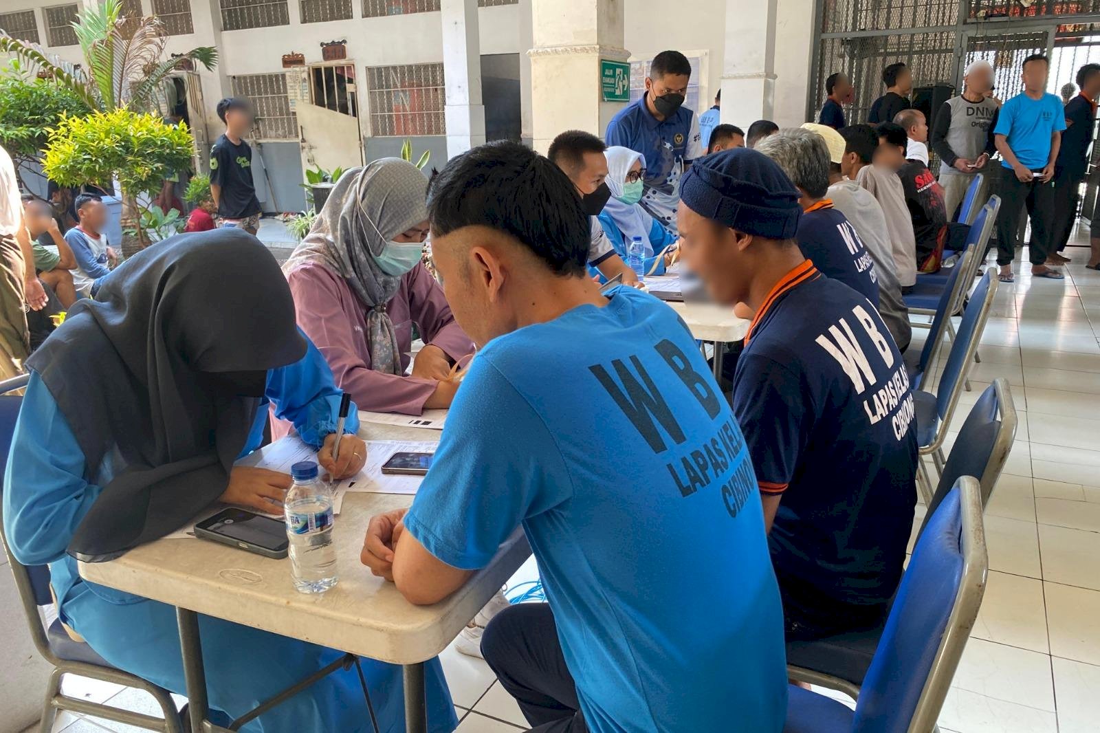 Antisipasi Penyebaran TBC, Lapas Cibinong Gelar Skrining Kesehatan Massal
