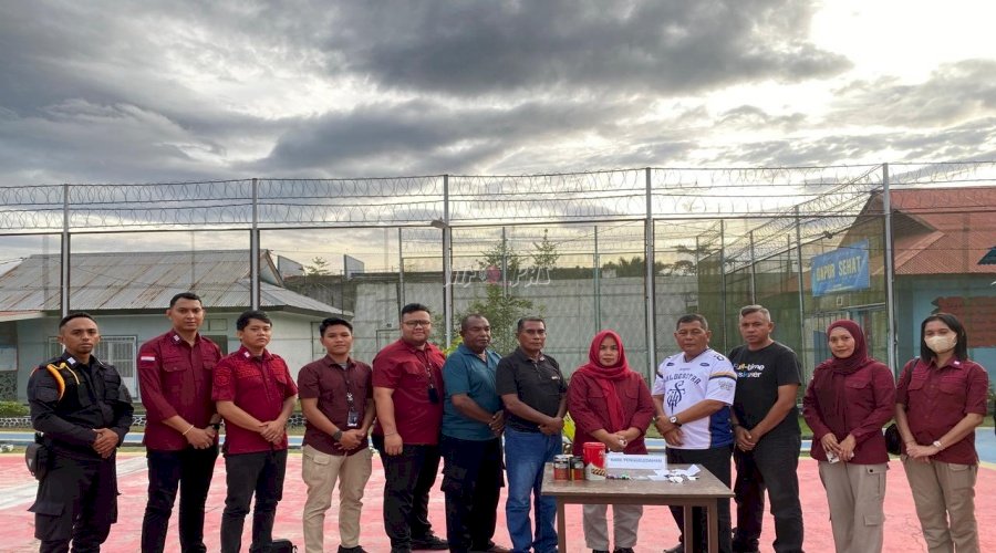 Kanwil Ditjenpas Maluku Gelar Penggeledahan di Lapas Piru