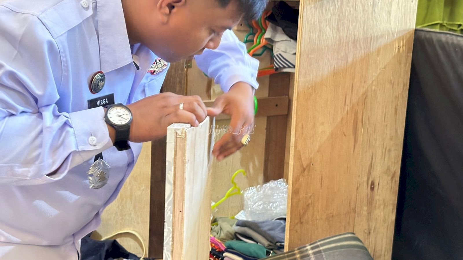 Lapas Palu Laksanakan Penggeledahan Blok Hunian dan Penguatan Fisik Warga Binaan