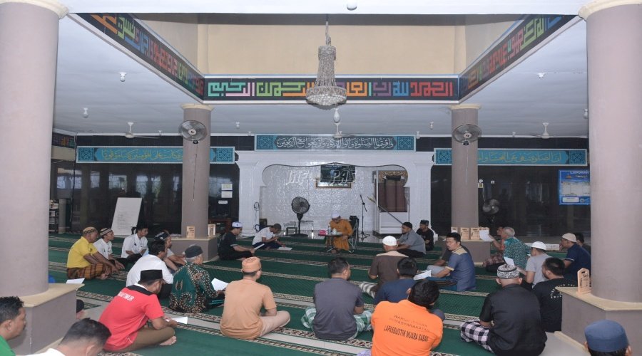 Pengajian Tingkatkan Iman dan Takwa Warga Binaan Lapas Narkotika Muara Sabak