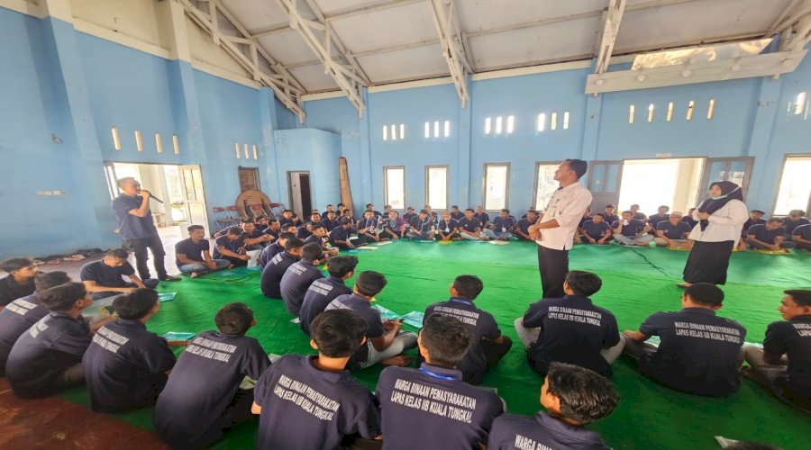 Warga Binaan Saling Sharing dan Diskusi dalam Kegiatan Rehabilitasi di Lapas Kuala Tungkal