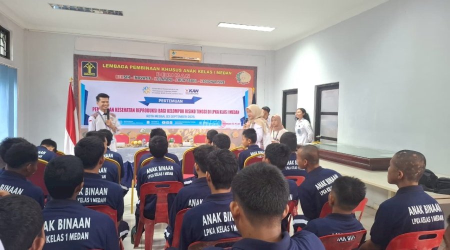 Anak Binaan LPKA Medan Dapat Pembekalan Kesehatan Reproduksi dari BKKBN Sumut