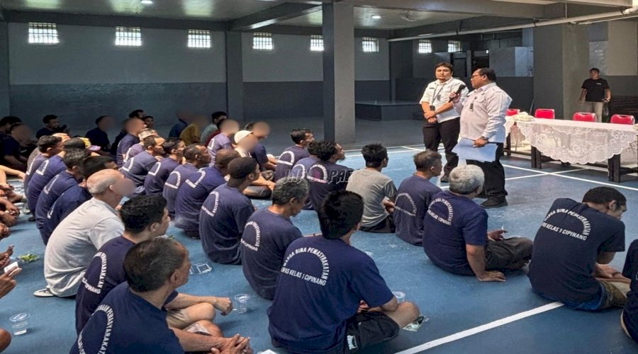 Cegah Narkoba dan Modus Penipuan, Lapas Cipinang Sosialisasikan Program Bebas Peredaran Uang