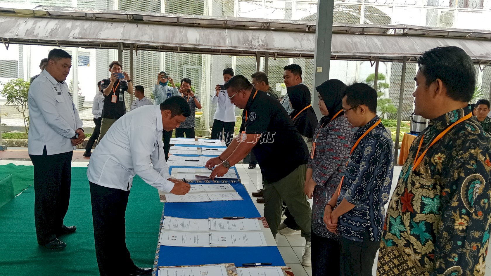 Dukung Rehabilitasi, Kanwil Ditjenpas Kaltim Hadiri PKS Lapas Narkotika Samarinda