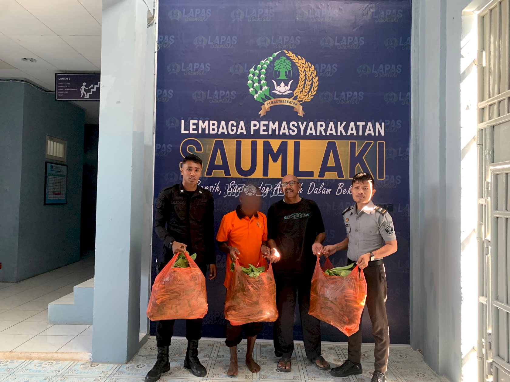 Produktif, Lapas Saumlaki Panen Sawi untuk Warga Binaan dan Masyarakat