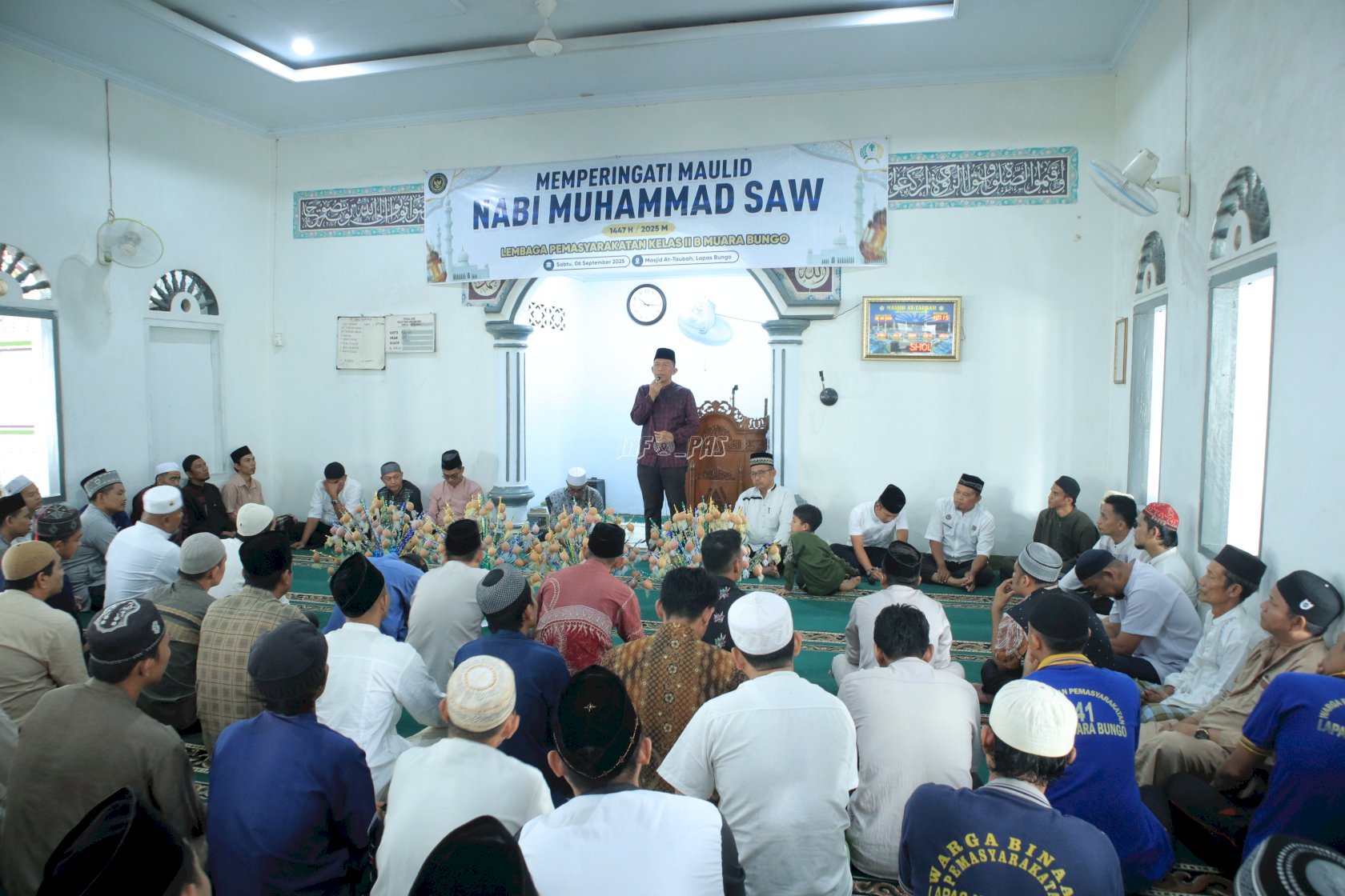 Peringati Maulid Nabi, Lapas Muara Bungo Dorong Warga Binaan Teladani Akhlak Rasulullah