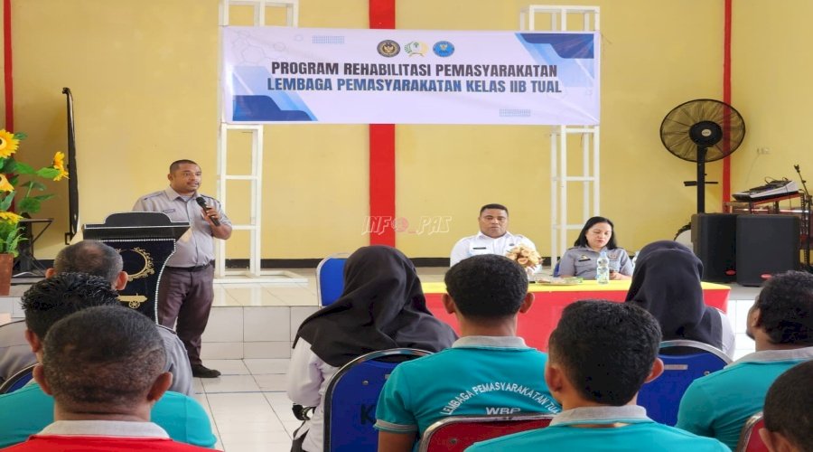 Lapas Tual Gelar Program Rehabilitasi Narkotika TA 2025