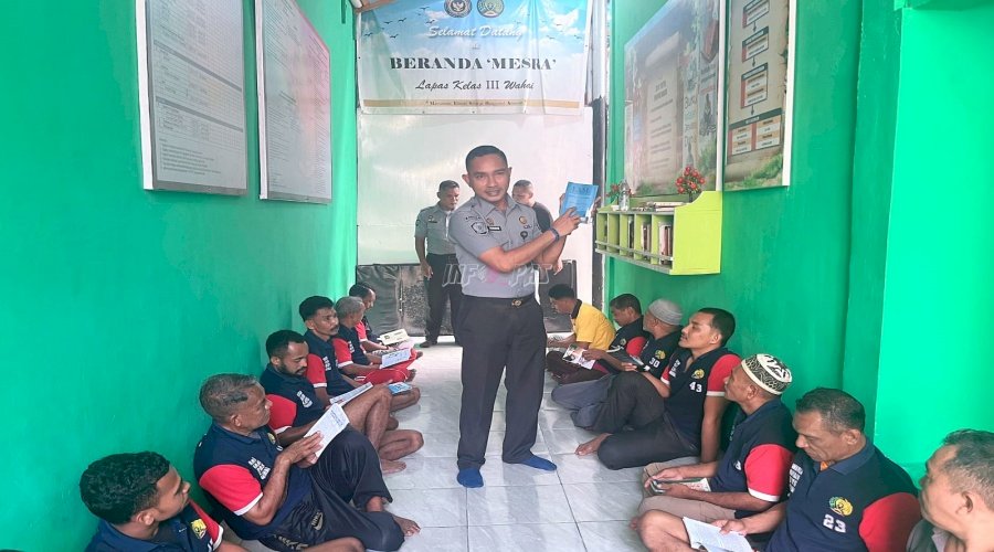 Momentum Hari Literasi, Lapas Wahai Dorong Warga Binaan Jadi Pegiat Buku