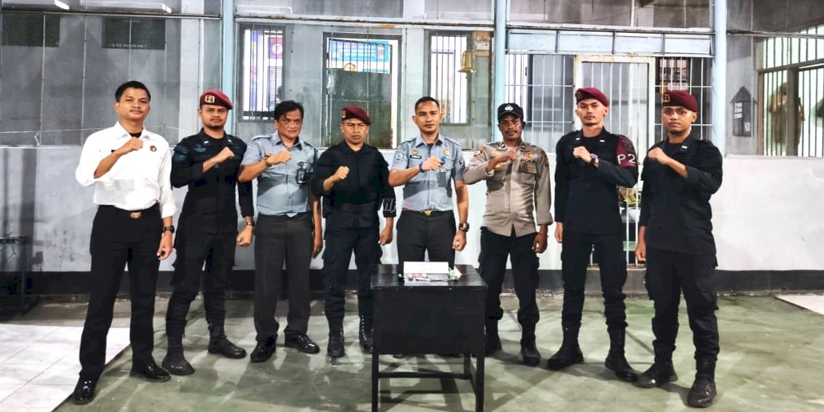 Pastikan Stabilitas Kamtib, Lapas Wahai Gelar Razia dengan Sentuhan Humanis