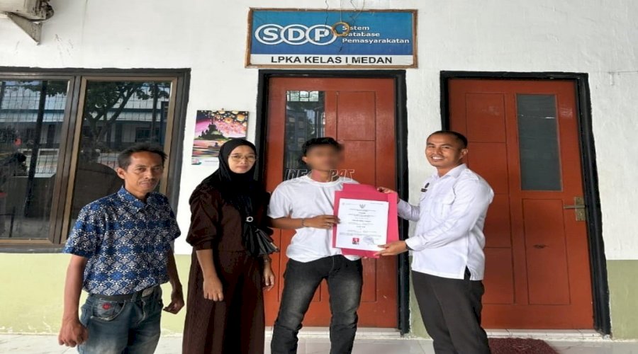 Bukti Nyata Pembinaan Pendidikan, Anak Binaan LPKA Medan Raih Ijazah Paket C