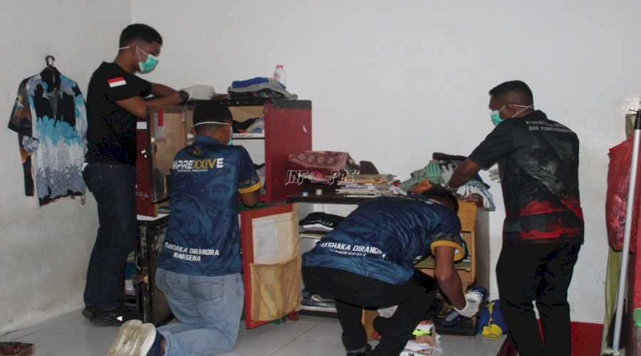Perkuat Pengawasan dan Ketertiban, Kanwil Ditjenpas Maluku Gelar Razia di Rutan Masohi