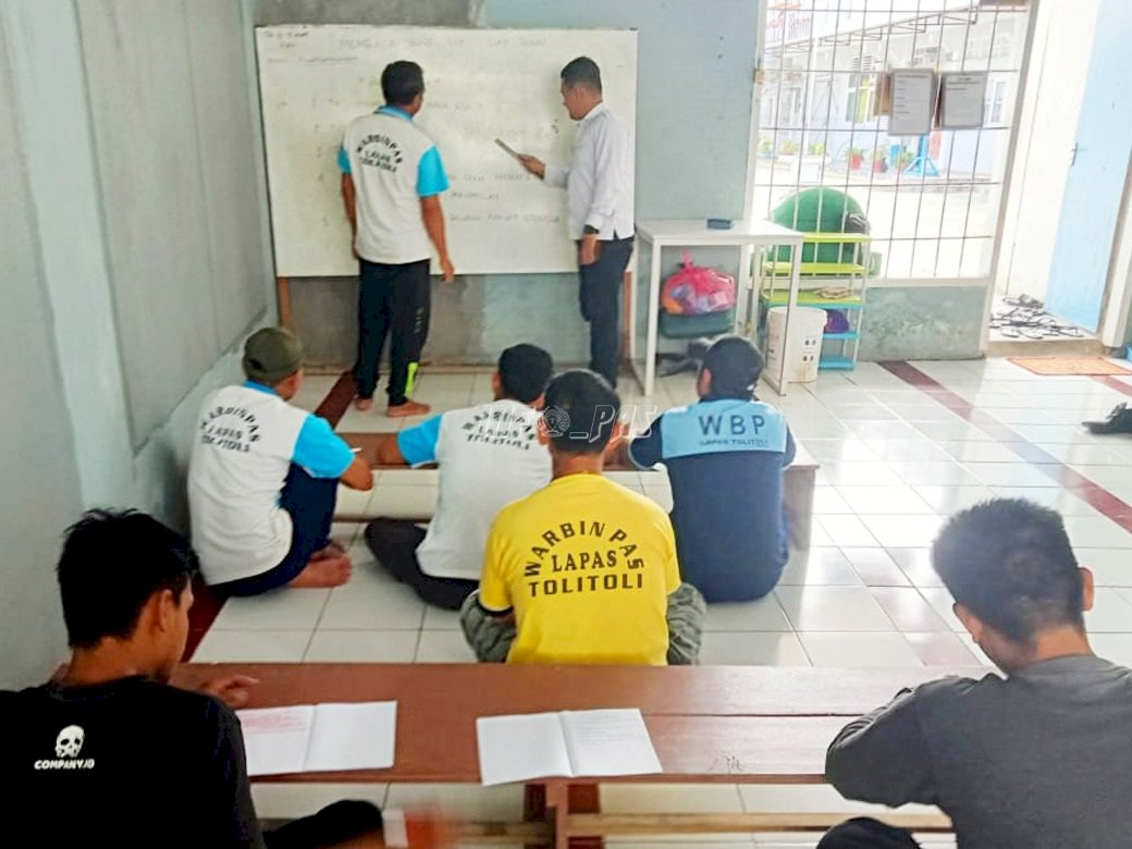 Program Literasi, Upaya Lapas Tolitoli Berantas Buta Huruf Warga Binaan