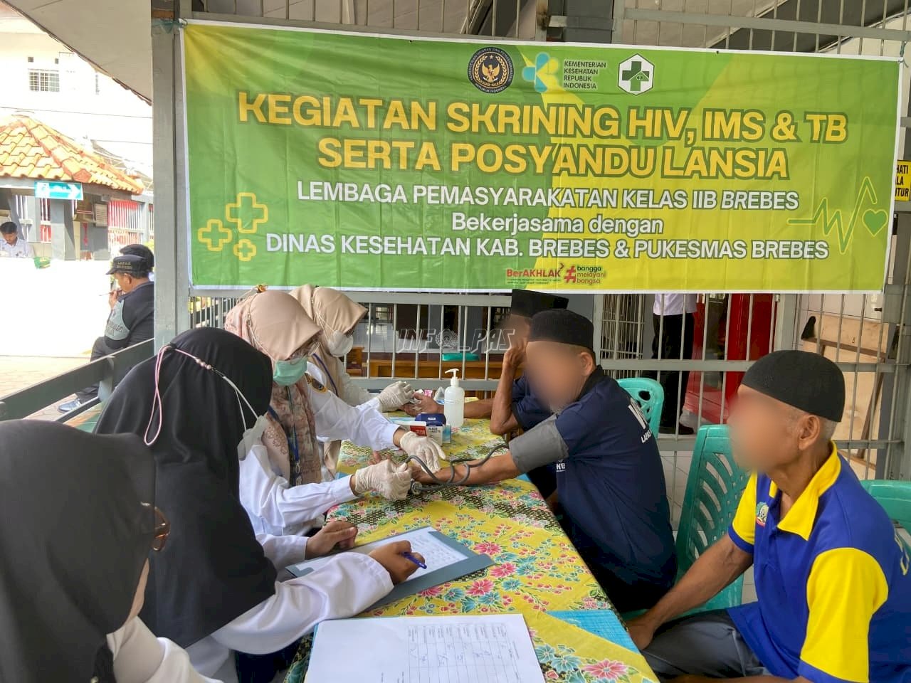 Lapas Brebes Gelar Posyandu Lansia, Jaga Kesehatan Warga Binaan