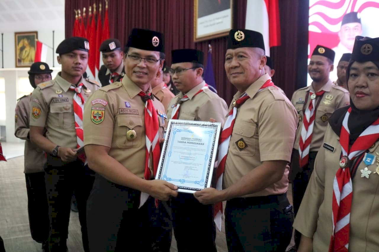 Pramuka Lapas Cibinong Raih Predikat A pada Muscab XVII Bogor