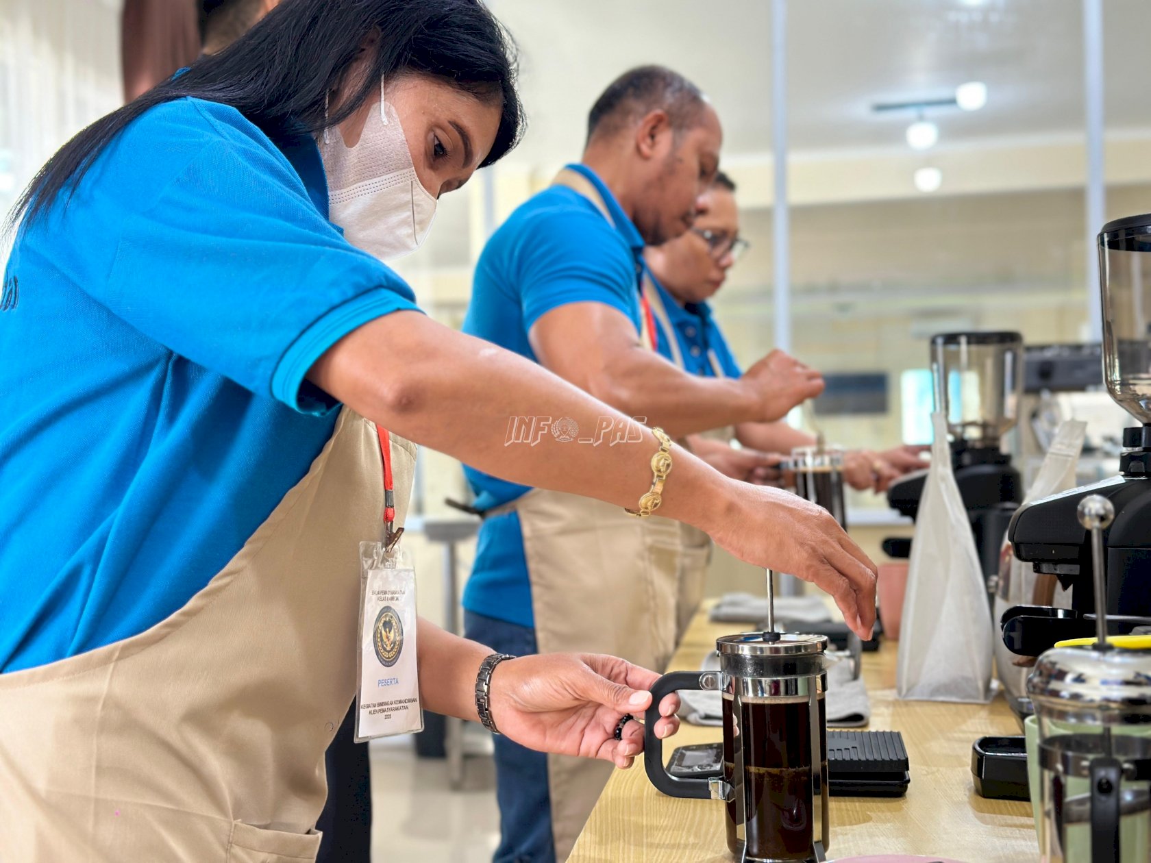 Bapas Ambon Latih Klien Tiga Teknik Olah Kopi Kekinian