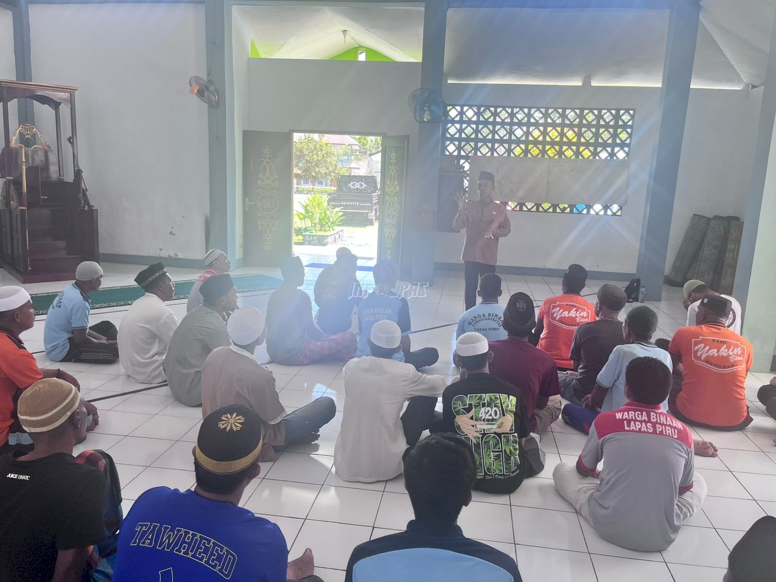 Bentuk Moral dan Spiritual Warga Binaan, Lapas Piru Perkuat Pembinaan Kerohanian