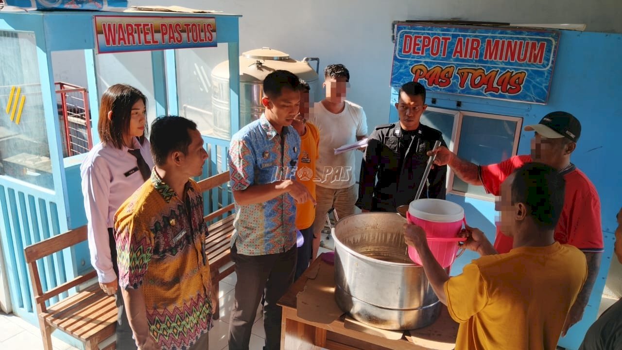 Lapas Tolitoli Bagikan Nutrisi Tambahan, Jaga Kesehatan Warga Binaan