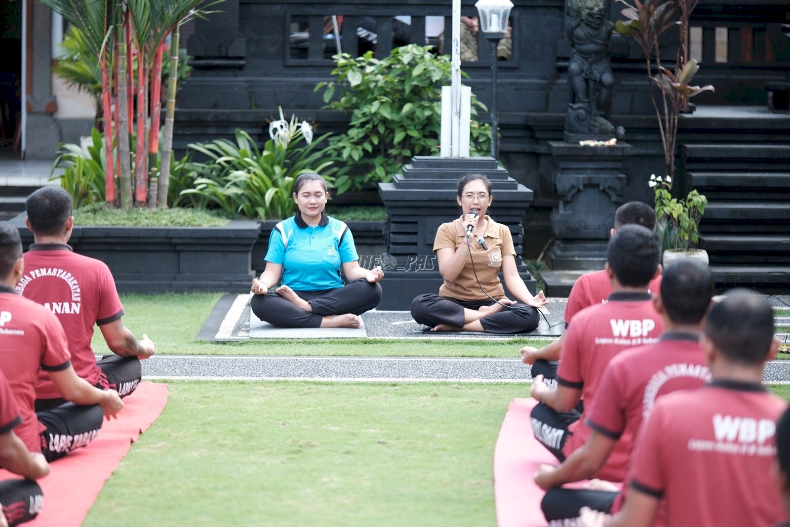 Yoga Jadi Sarana Rehabilitasi Warga Binaan Lapas Tabanan