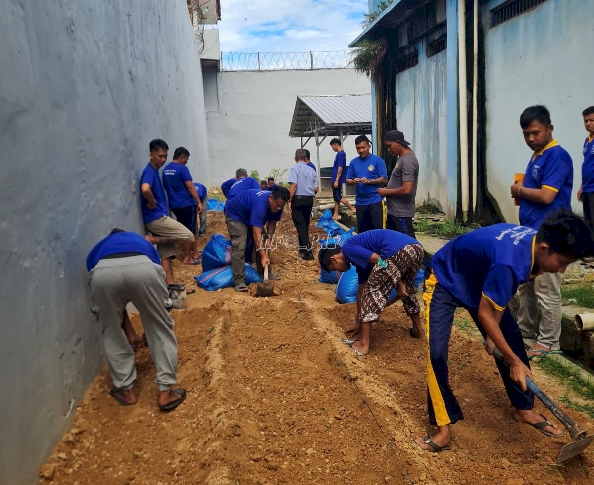 Dukung Ketahanan Pangan, Lapas Narkotika Bandar Lampung Bekali Warga Binaan Ilmu Pengelolaan Tanah