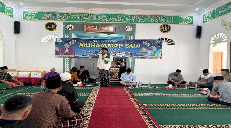 Lapas Muara Bulian Peringati Maulid Nabi Muhammad saw. dengan Khidmat