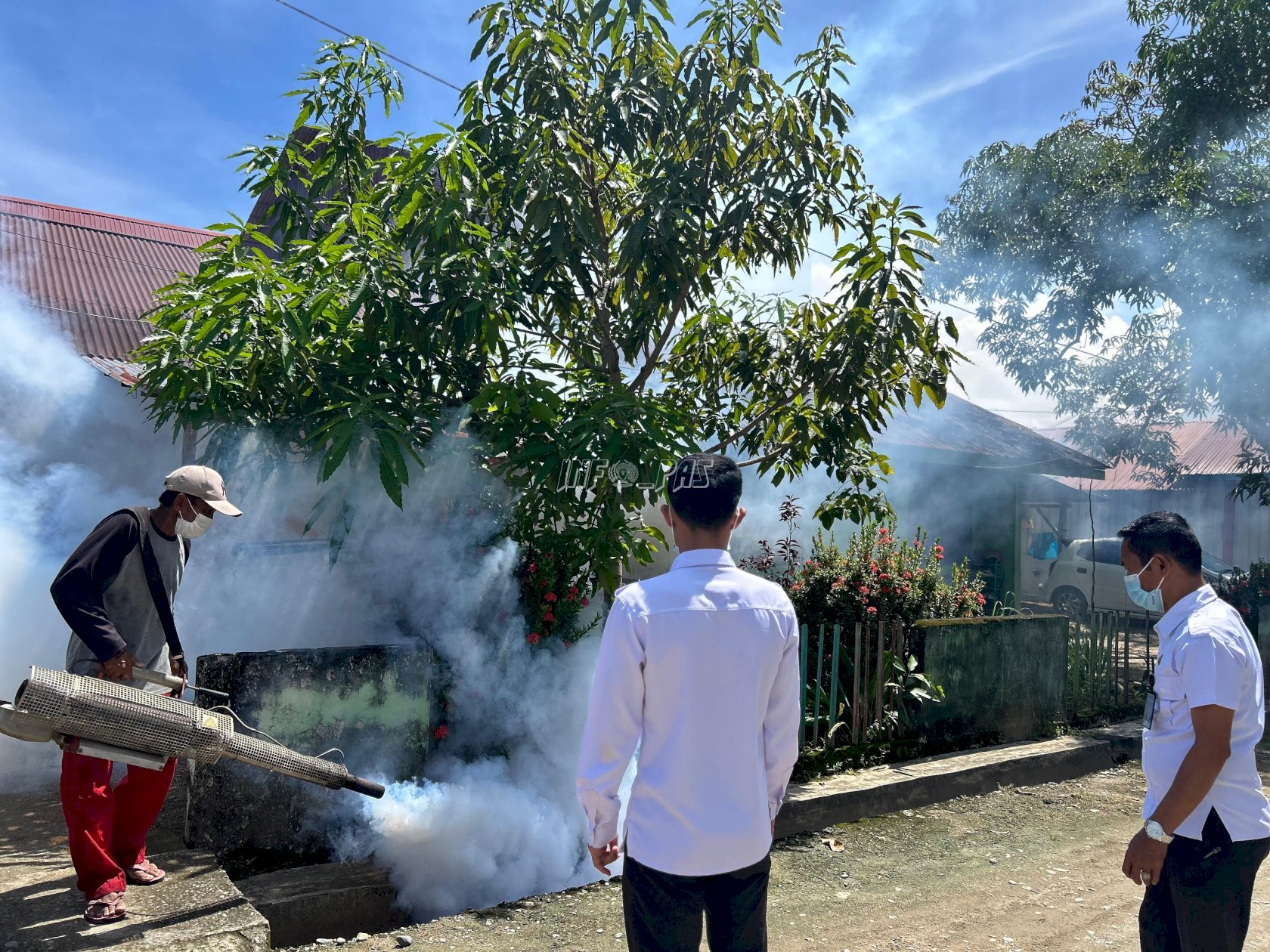 Cegah DBD, Lapas Tolitoli Gelar Fogging di Lingkungan Hunian