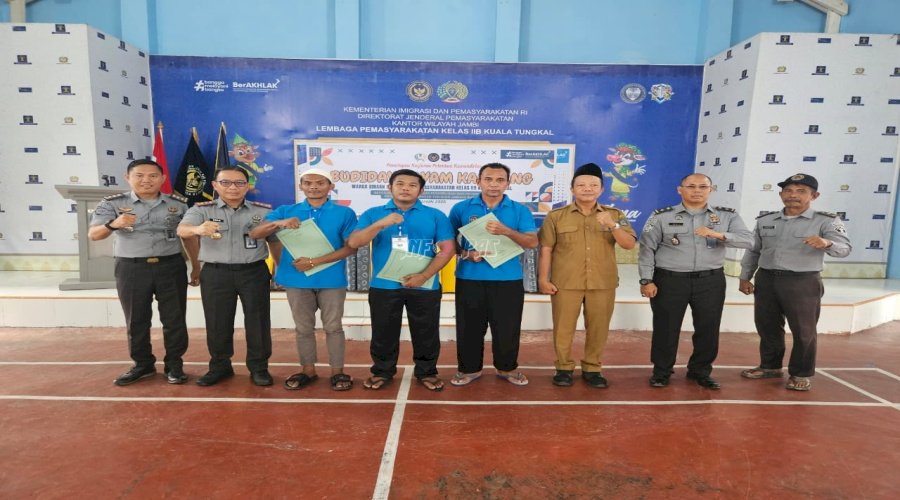 Lapas Kuala Tungkal Rampungkan Pelatihan Budidaya Ayam Kampung