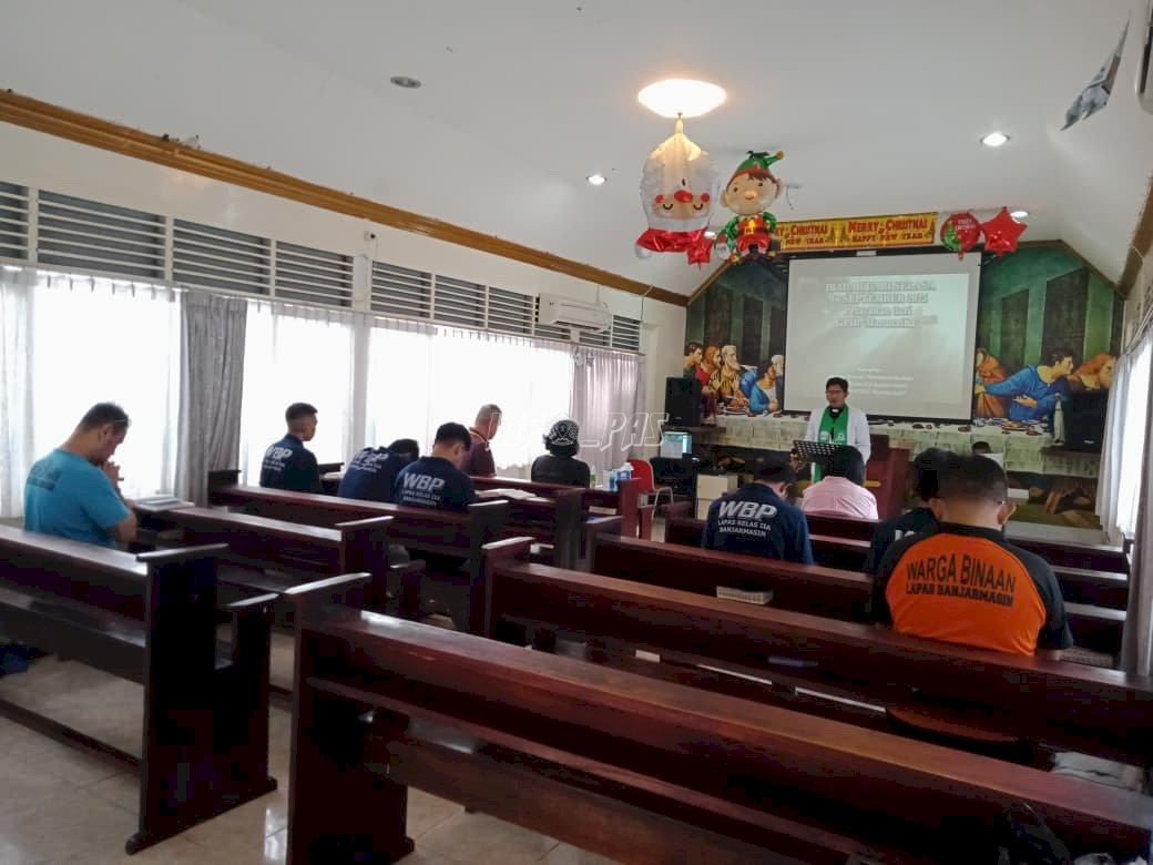 Ibadah GPIB Teguhkan Iman Warga Binaan Lapas Banjarmasin