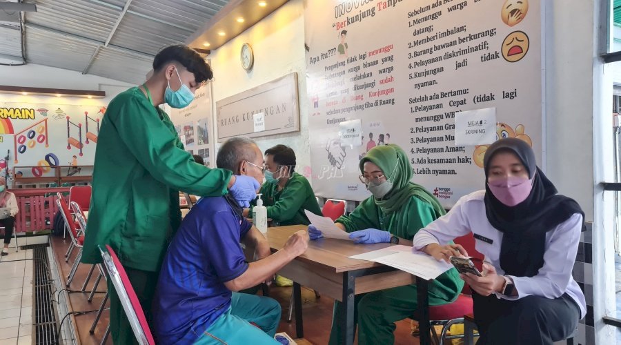Rutan Kebumen Gandeng Stakeholder Gelar Skrining TBC bagi Warga Binaan