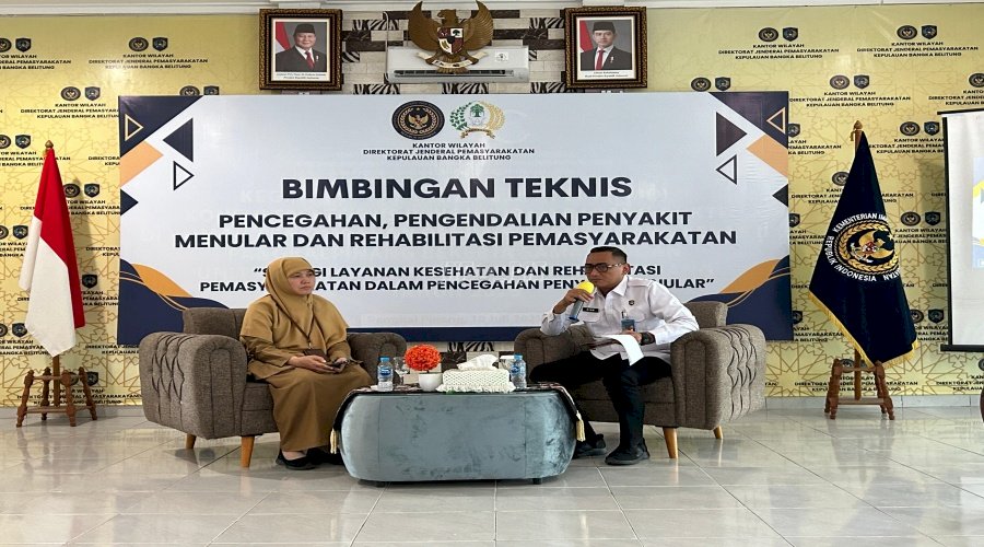 Kanwil Ditjenpas Kep. Babel Gelar Bimtek Pencegahan, Pengendalian Penyakit Menular, dan Rehabilitasi Pemasyarakatan