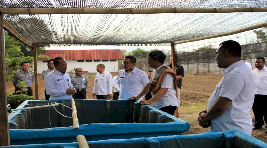Inovasi Perikanan di Lapas Atambua Dapat Pujian Staf Ahli Menteri