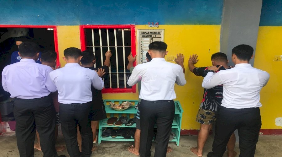 Cegah Potensi Gangguan Kamtib, Lapas Sarolangun Kembali Geledah Blok Hunian