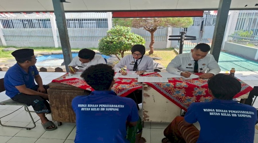 Deteksi Dini TBC, Rutan Sampang Laksanakan Skrining Internal bagi Warga Binaan