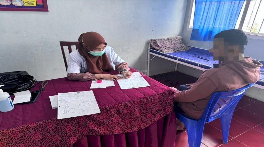 Lapas Tolitoli Laksanakan Pemeriksaan Kesehatan Tahanan dan Warga Binaan