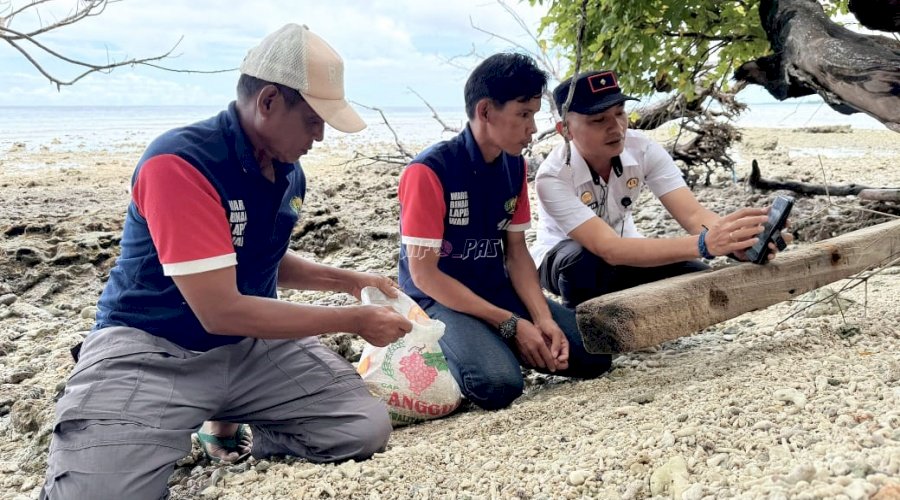 Manfaatkan Bebatuan Pantai, Warga Binaan Lapas Wahai Siap Tampilkan Kerajinan Baru