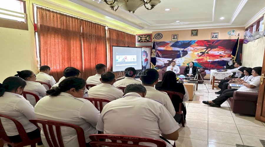 Bapas Ambon Sambut Kunjungan Tim Kemenko Kumham Imipas, Siap Terapkan UU KUHP Baru