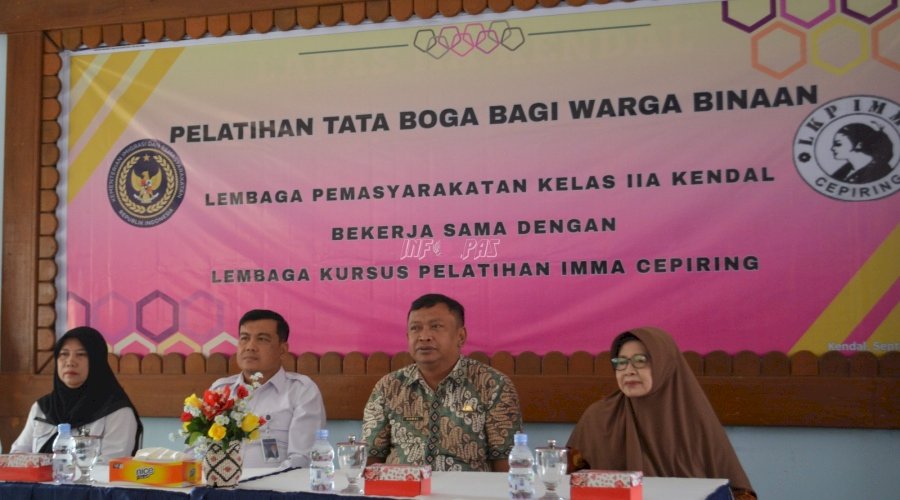 Pelatihan Tata Boga untuk Warga Binaan Lapas Kendal, Bekal Kemandirian Usai Bebas