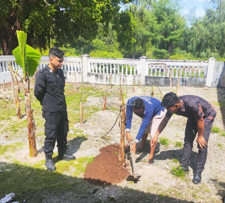 Lapas Geser Tingkatkan Produktivitas Pertanian Lewat Pemupukan Tanaman Pisang