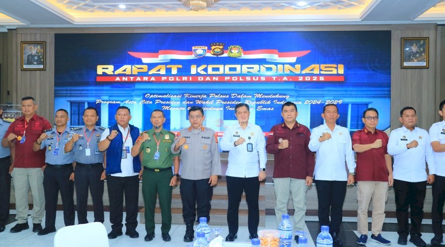 Di Rakor Polsus Polda Jambi, Pemasyarakatan Jambi Tegaskan Sinergi Dukung Pengamanan dan Pembinaan 