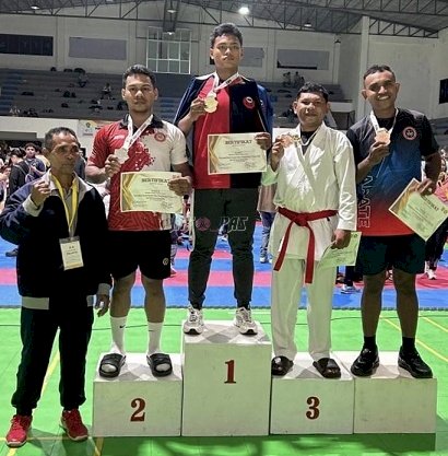 Petugas Lapas Wahai Ukir Prestasi di Seleksi PON, Raih Medali Perak Karate